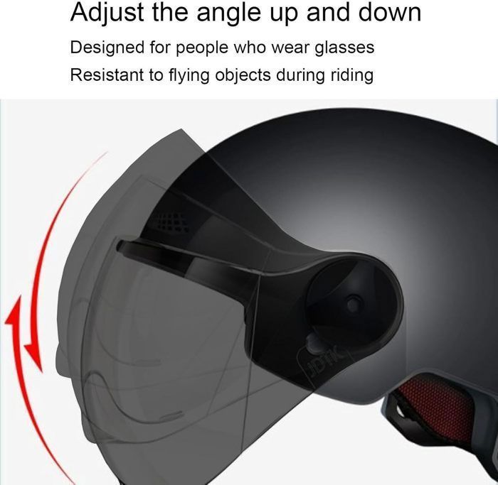 Casque Trottinette Electrique - HAUTSTORE - Visière - Résistant aux Impacts - Respirant - Mixte