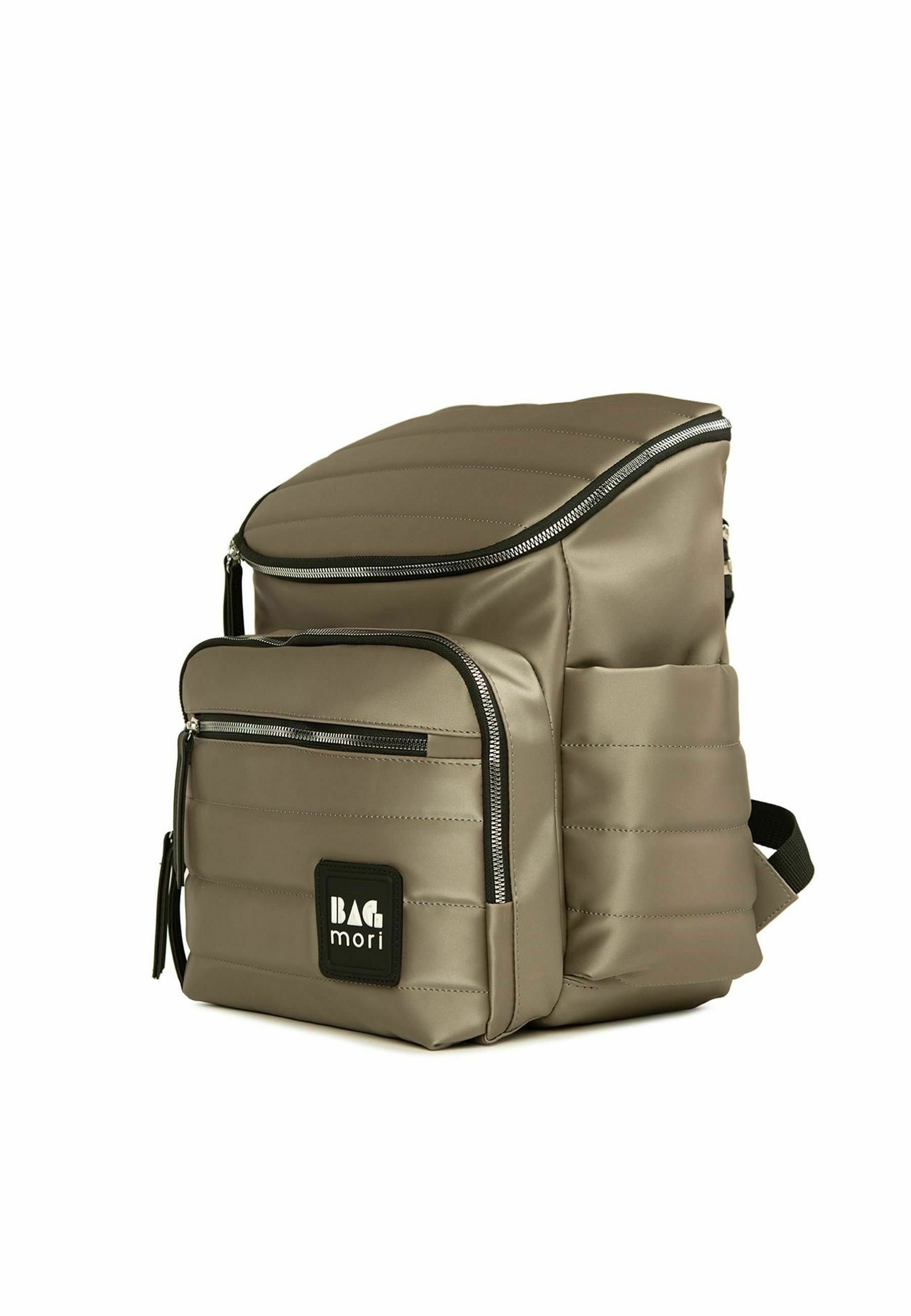 Mochila Bagmori de cetim para fraldas - Bolsa para trocar fraldas - cinza
