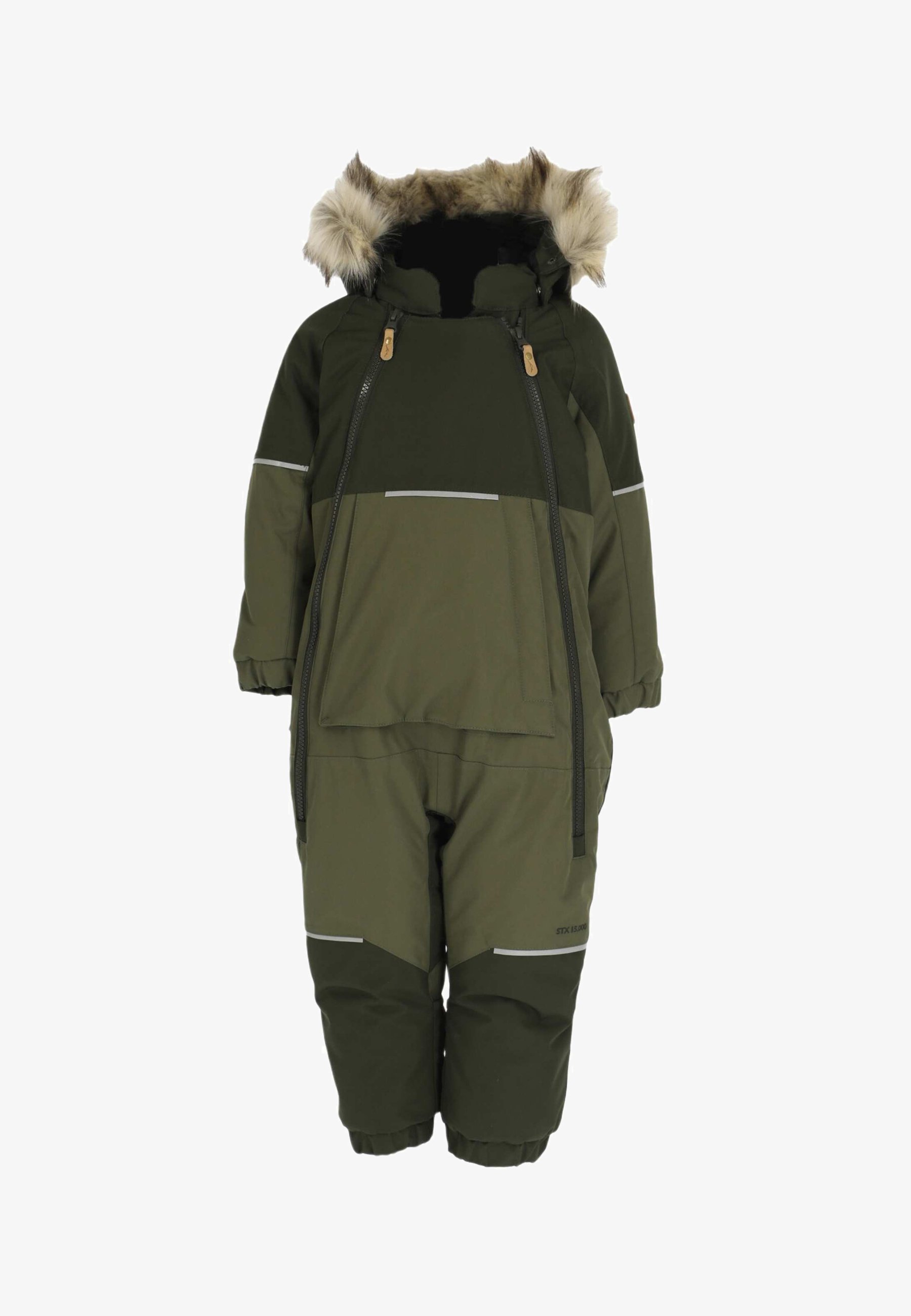 Swedemount HAFJELL OVERALL - Tuta da neve - dk olive olive