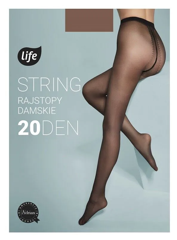 Life Rajstopy String 20 Den Natural Rozm.4