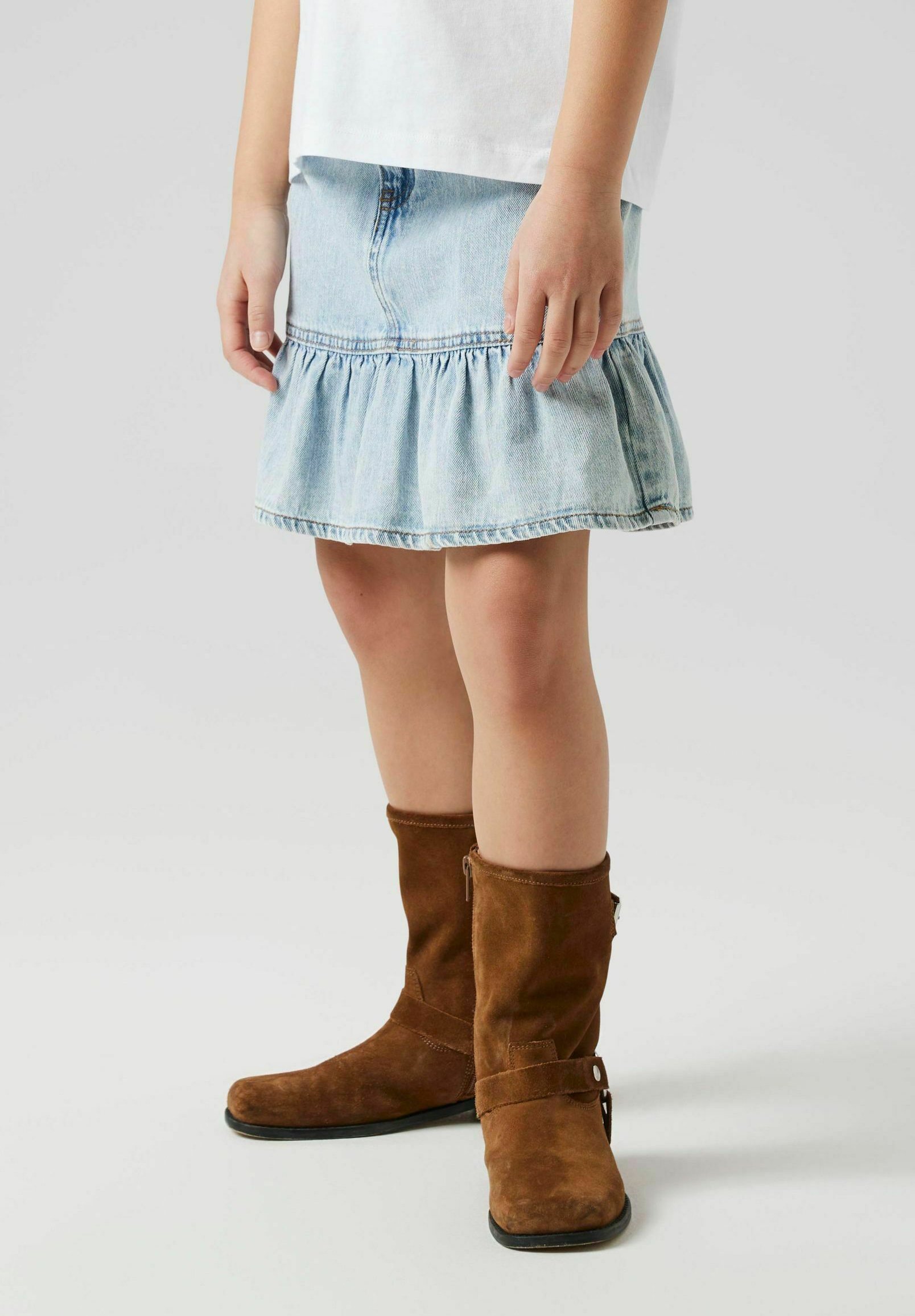 Naam: Minirok - lichtblauwe denim