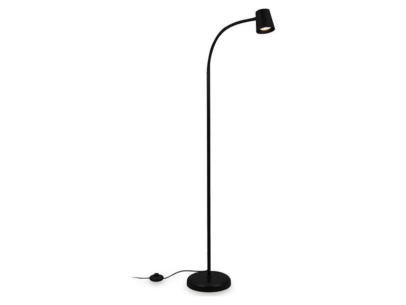 Lampa podłogowa Skriva metalowa czarna
