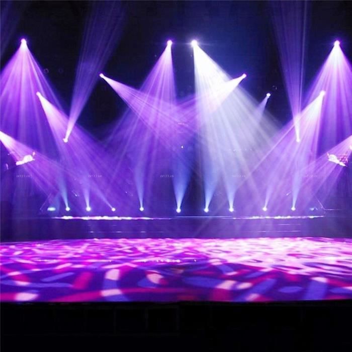 Kit com 4 luzes de LED para festa, 18x3W RGB, DJ, festa, PAR 64, DMX