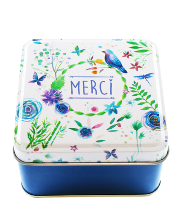 Boîte en métal MERCI - petit format
