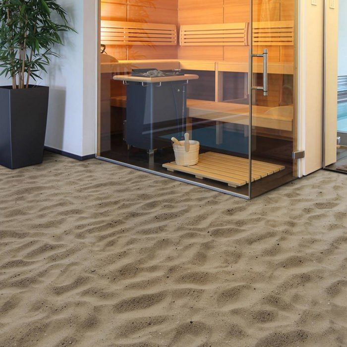 Revêtement de sol PVC 3D Moonlight Vinyle Sable 200 x 400 cm