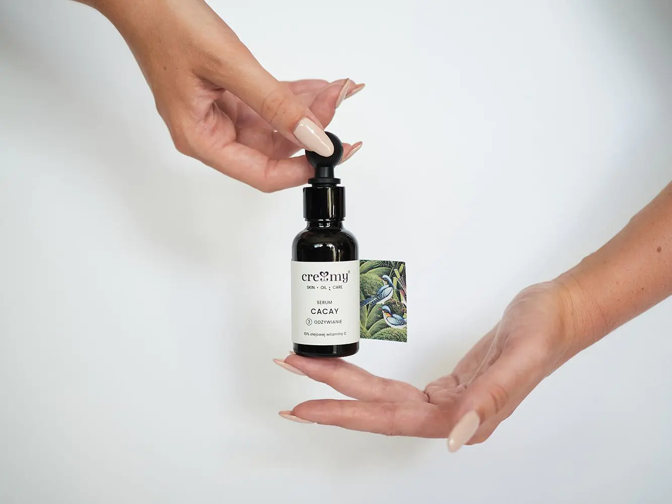Creamy Cacay Przeciwstarzeniowe serum olejowe do twarzy z wit. C 10% 30 ml