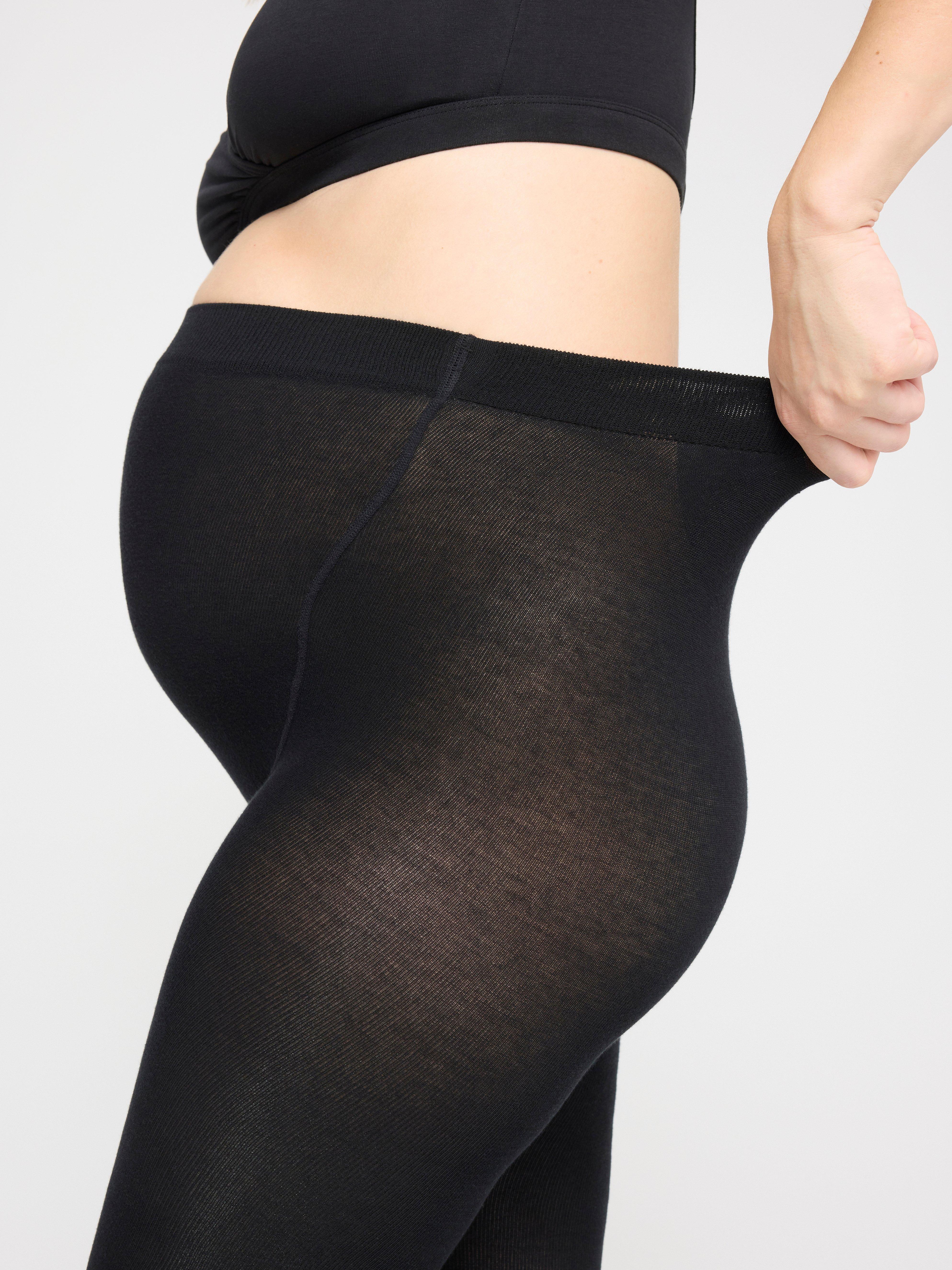 Collants tricotés noirs MOM