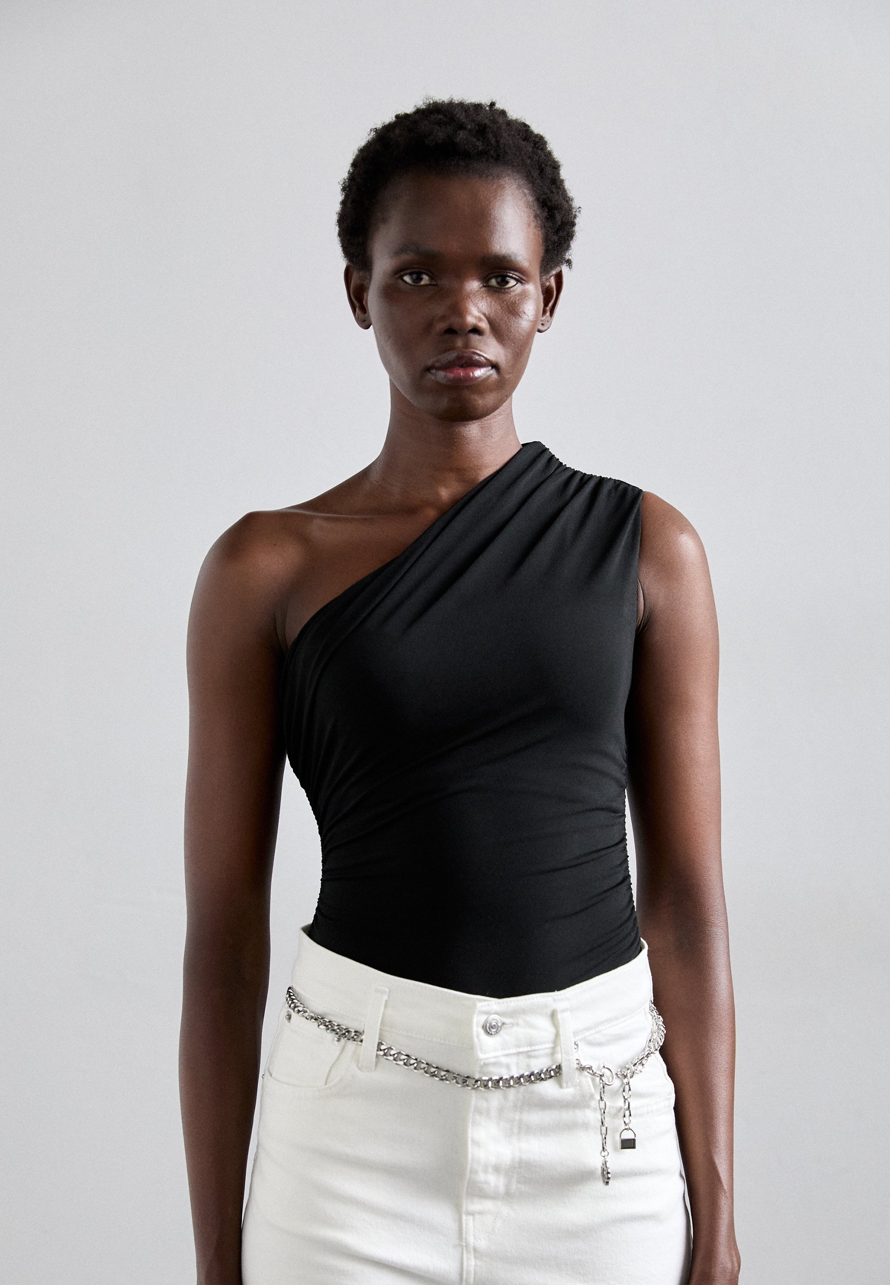 Maje TIBRAD - Print T-shirt - noir