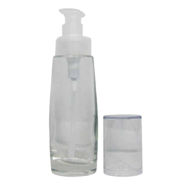 Vogue glazen flesje van 50 ml met crèmepompje