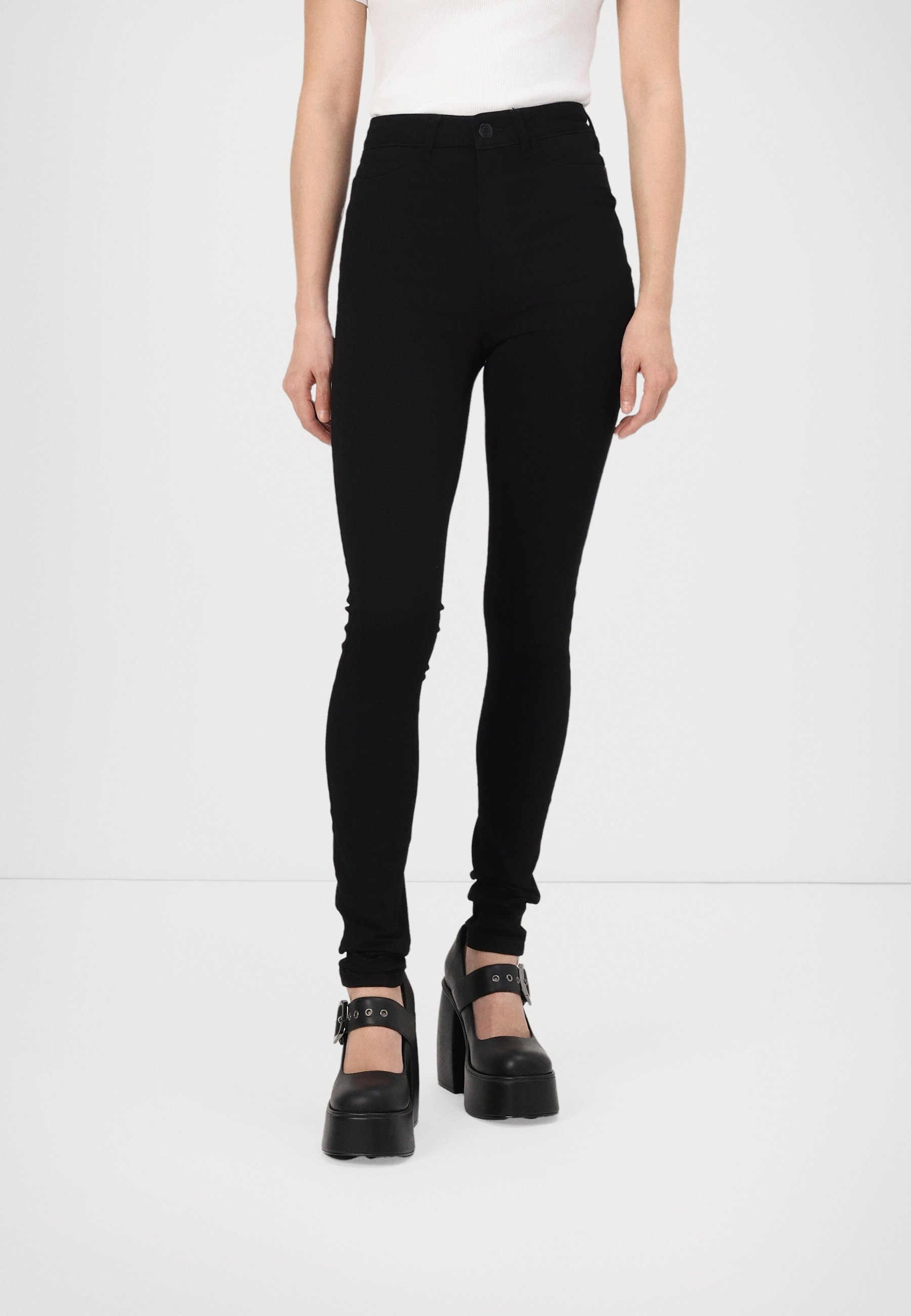 Noisy May NMCALLIE - Jeggings - zwarte denim