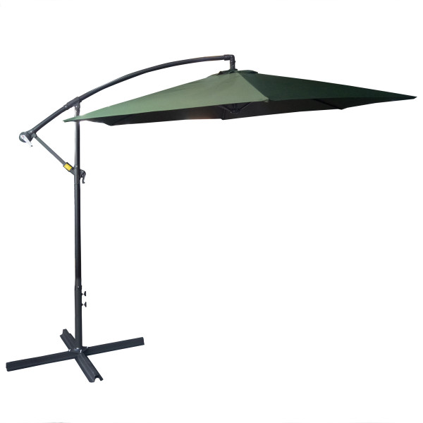 Parasol ogrodowy boczny 3 m zielony PATIO | Dajar