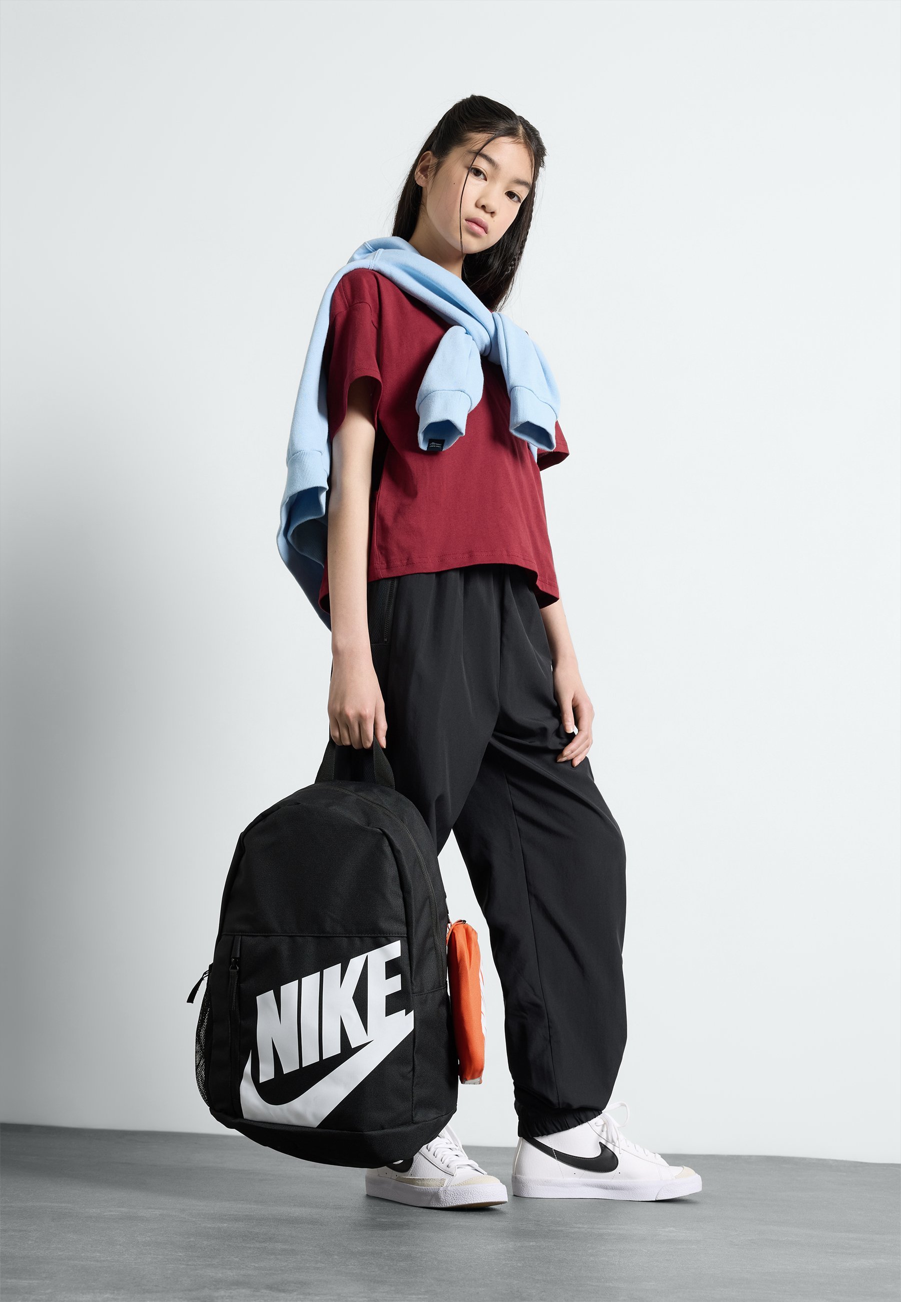 Nike Sportswear ELMNTL UNISEX SET - Rugzak - zwart/oranje/(wit)