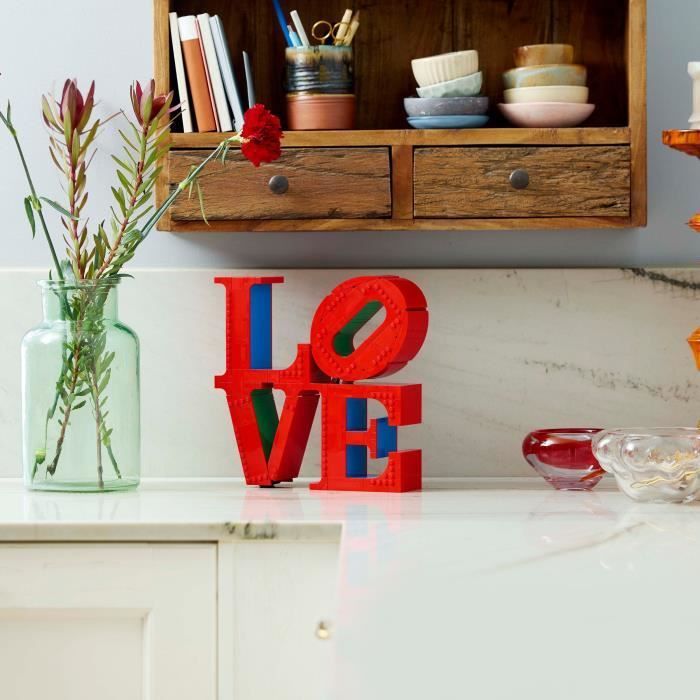 LEGO Art 31214 LOVE - Bouwset voor volwassenen - Decoratie en cadeau voor stellen