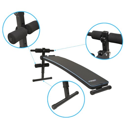 Banco De Musculación Apollon Multifunción Con Inclinación Y Altura Ajustable Sparraw Fitness