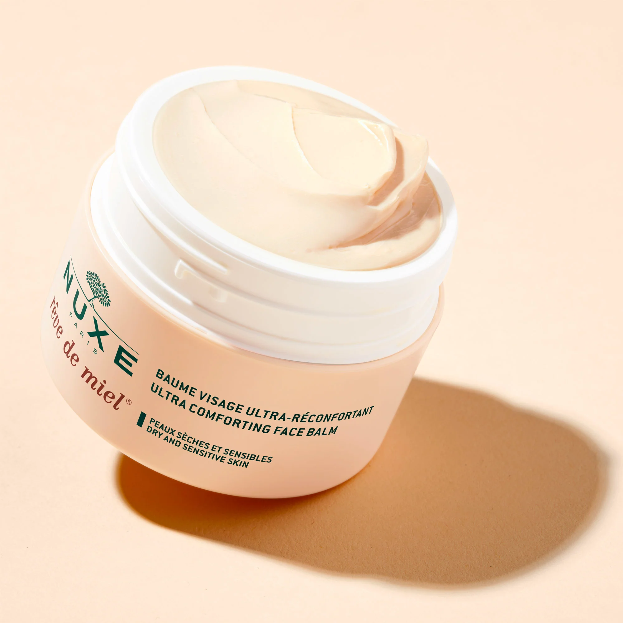Reve de Miel Balsamo viso ultra-confort - Crema viso giorno nutriente, Crema viso giorno lenitiva, Trattamento Riparatore