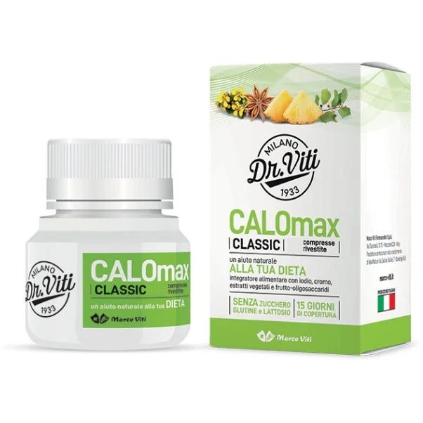 MARCO VITI Dr. Viti Calomax Classic 60 tabletten Voedingssupplement voor de stofwisseling