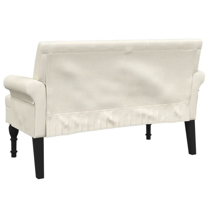Panca vidaXL con schienale, panca con braccioli, seduta per soggiorno, mobile per soggiorno, camera da letto, corridoio 372128