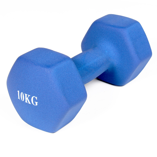 Neopreen gecoate dumbbells (set van 2) 10 kg Gladiatorfit