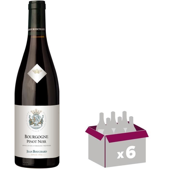 Jean Bouchard Pinot Noir - Vin rouge de Bourgogne 2019 x6