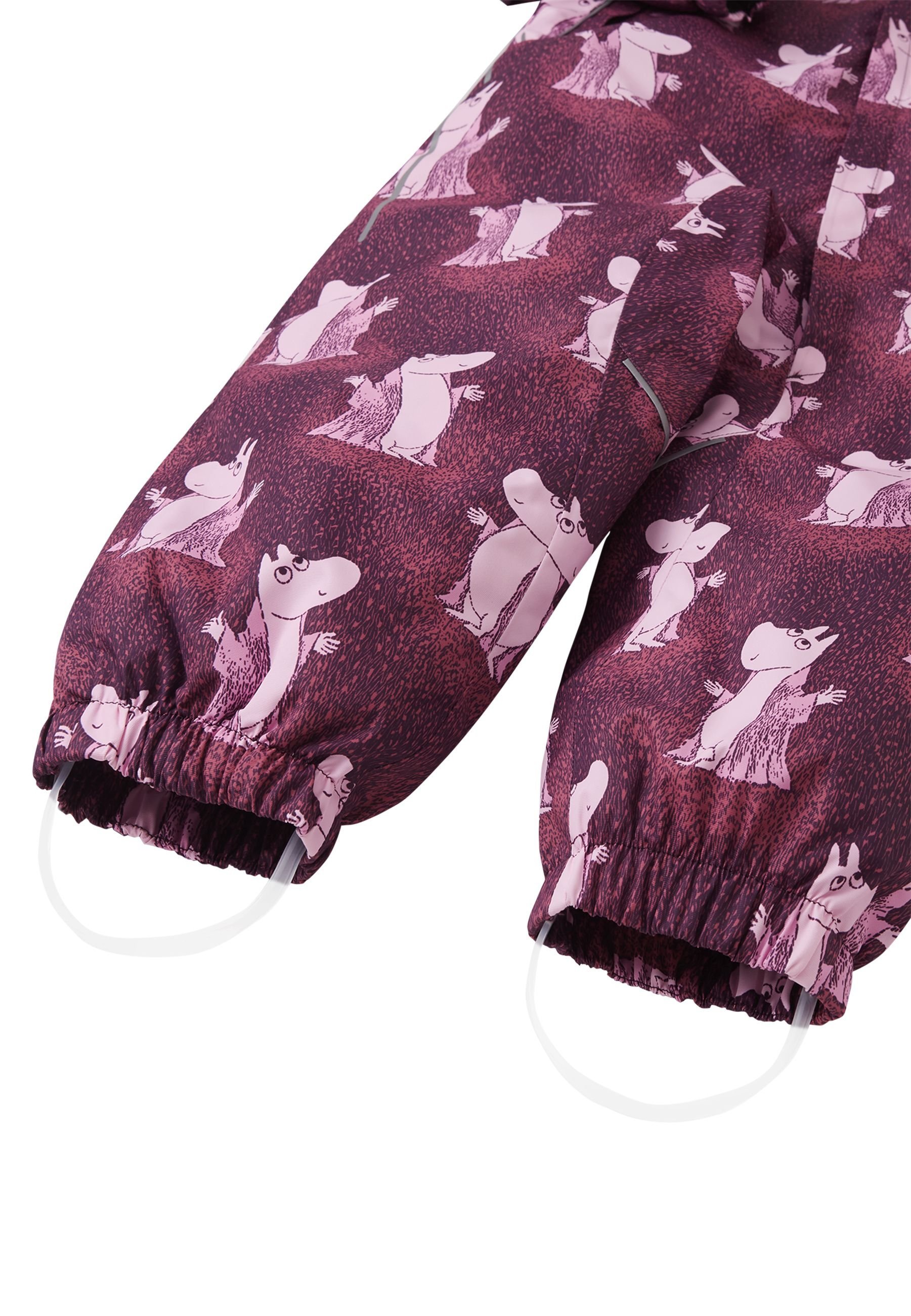 REIMA ZIMNÍ OVERAL MOOMIN LYSTER UNISEX - Zimní overal - tmavě fialová