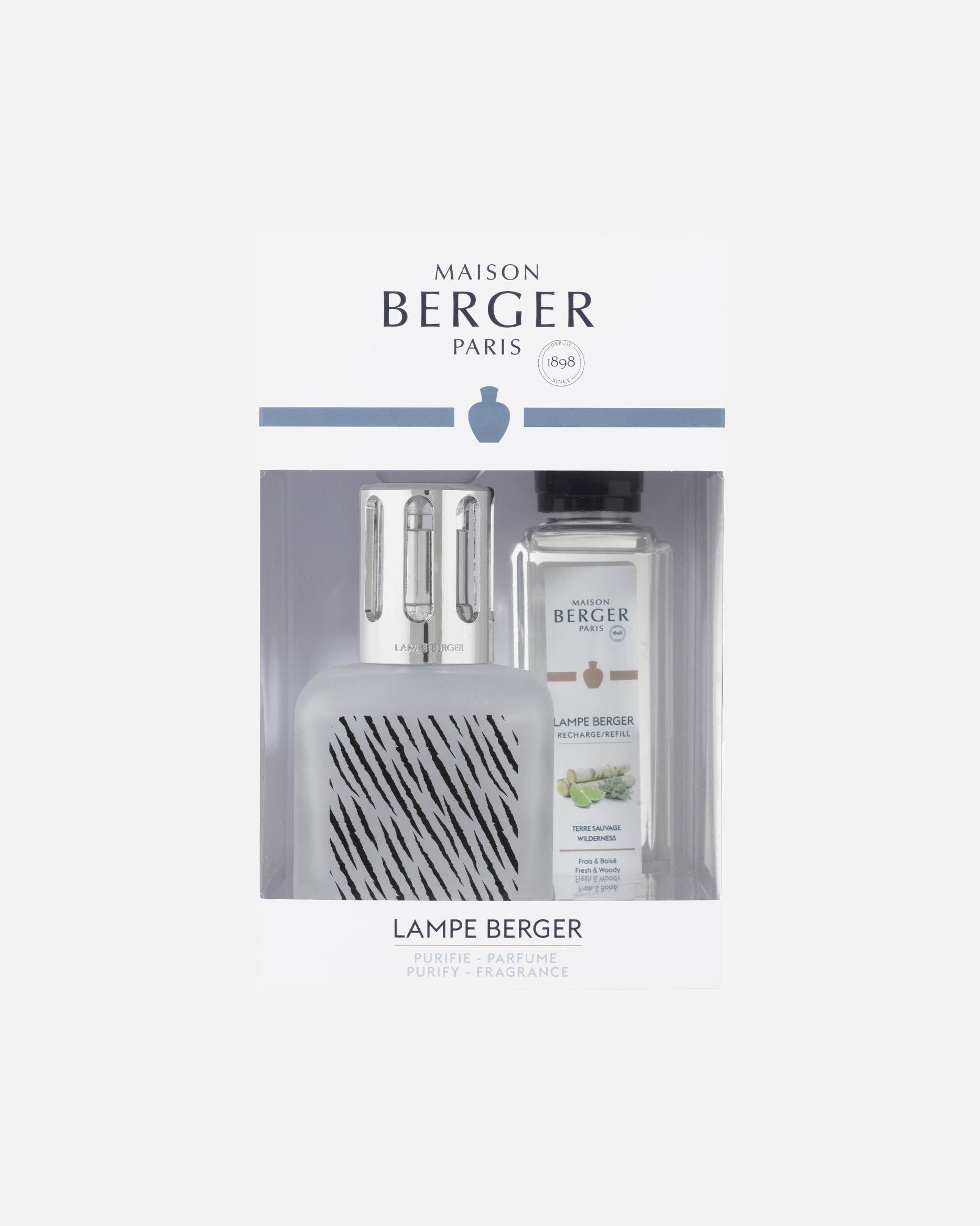 Maison Berger C GLACON ZEBRA + TERRE SAUVAGE