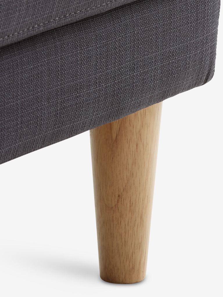 EGENSE Sofa s ležaljkom EGENSE tamno siva tkanina
