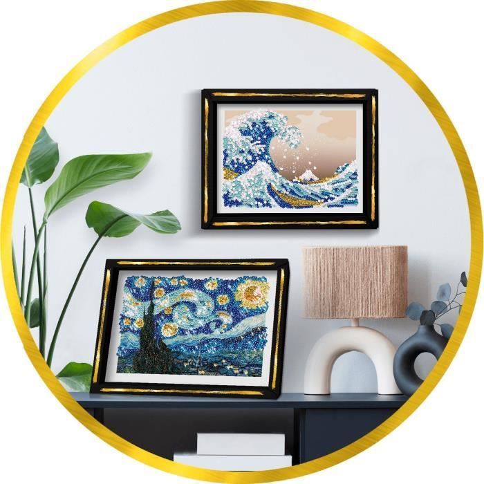Askartelusarja - LANSAY - Paljettikokoelma - Tähtikirkas yö - Van Gogh - Ikä 14+