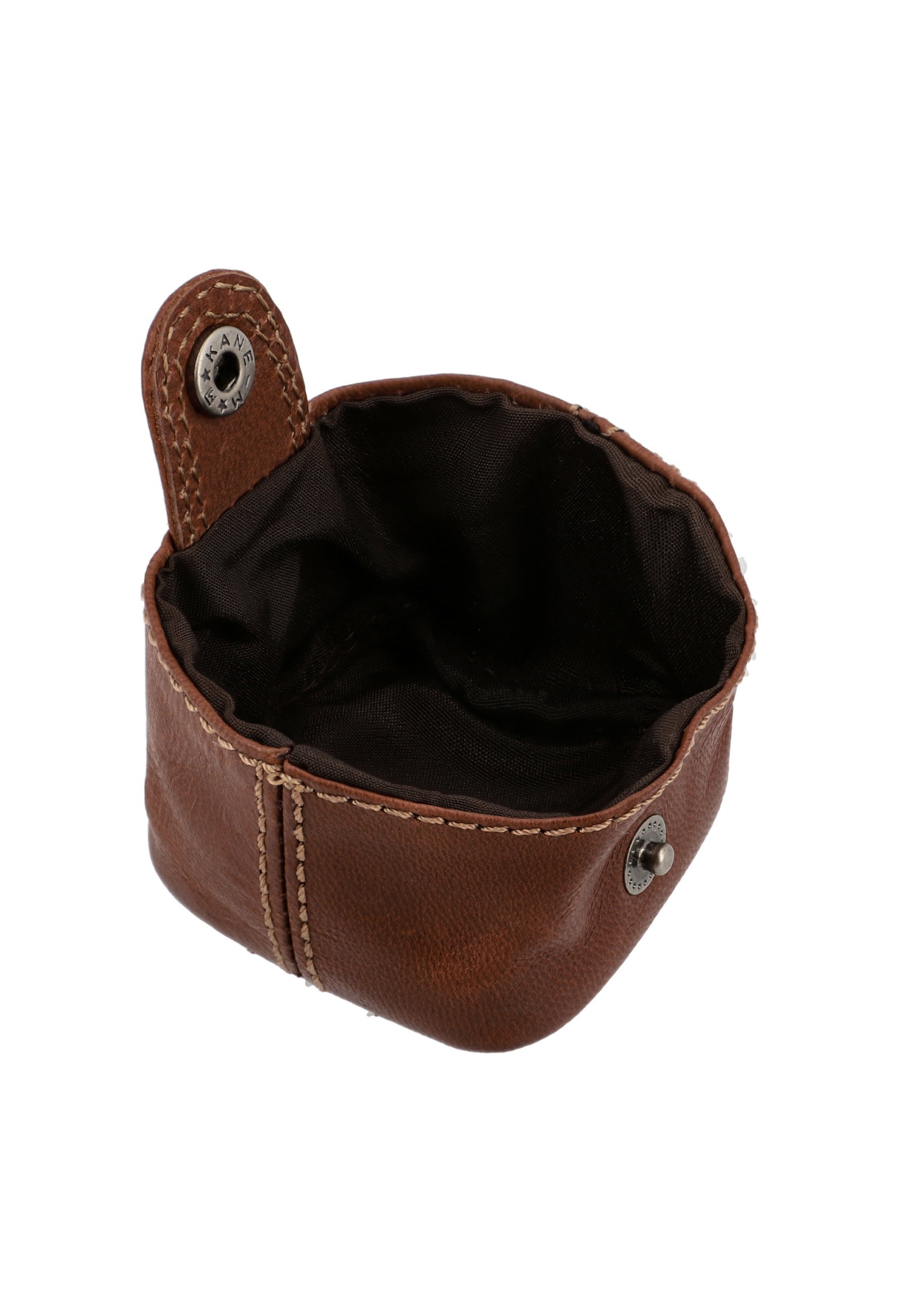 Gusti Leder LINUS - Portemonnee - donkerbruin