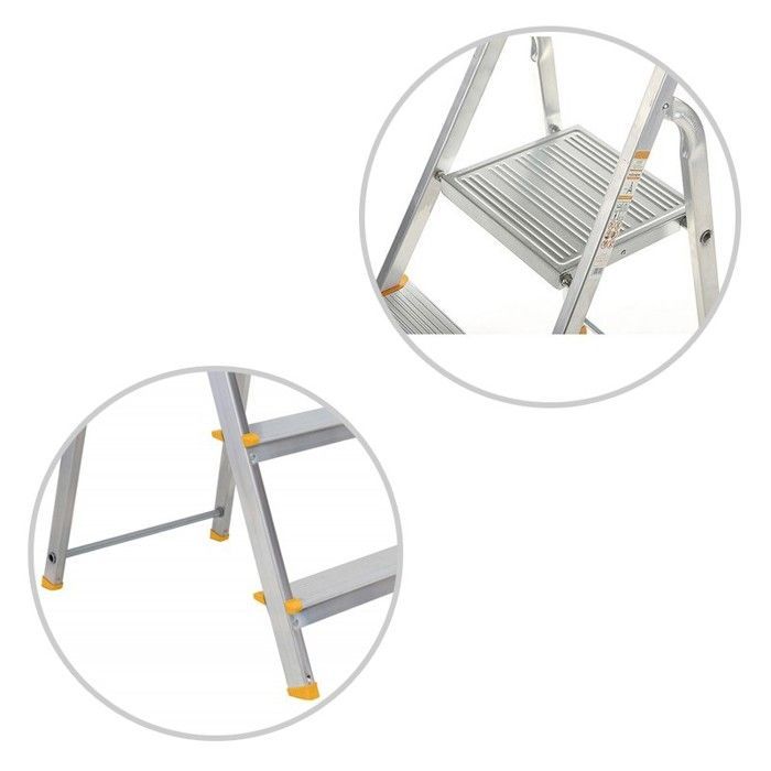Escabeau en aluminium EUROSTYL 3 marches