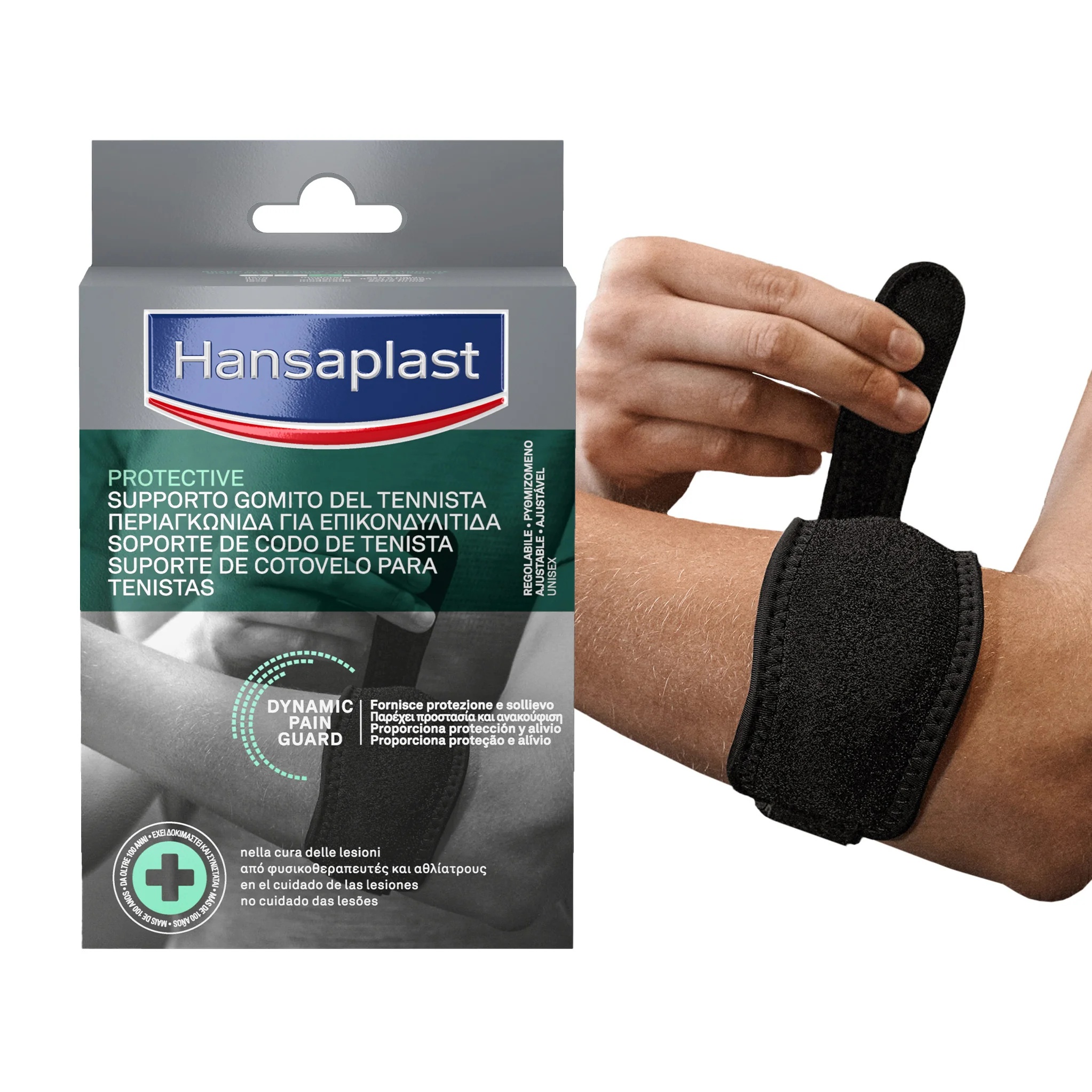 HANSAPLAST HP Ellbogenprotektor Sup Tennis Unterarmbandage