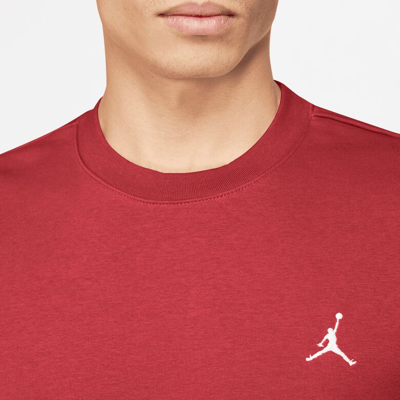 Essentials Fleece-Sweatshirt mit Rundhalsausschnitt
