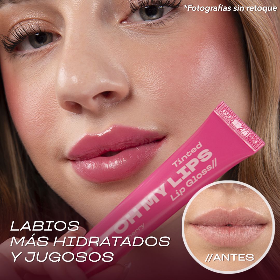 Sjajilo za usne u boji Oh My Lips Cherry Sjajila za usne i sjajila za usne