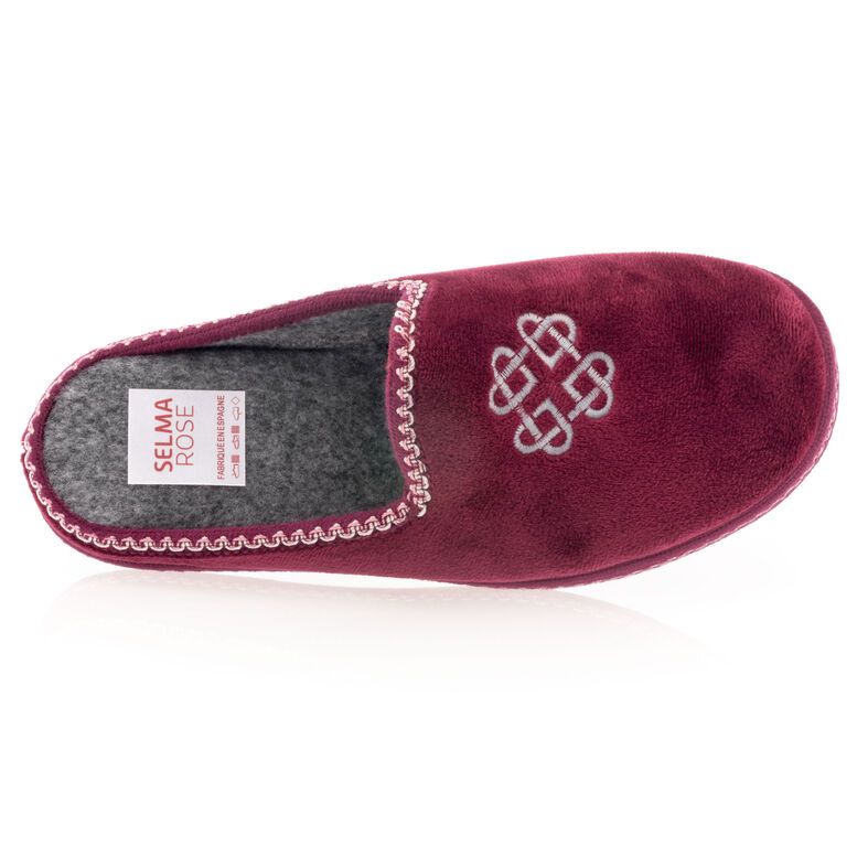 Rote Damenpantoffeln