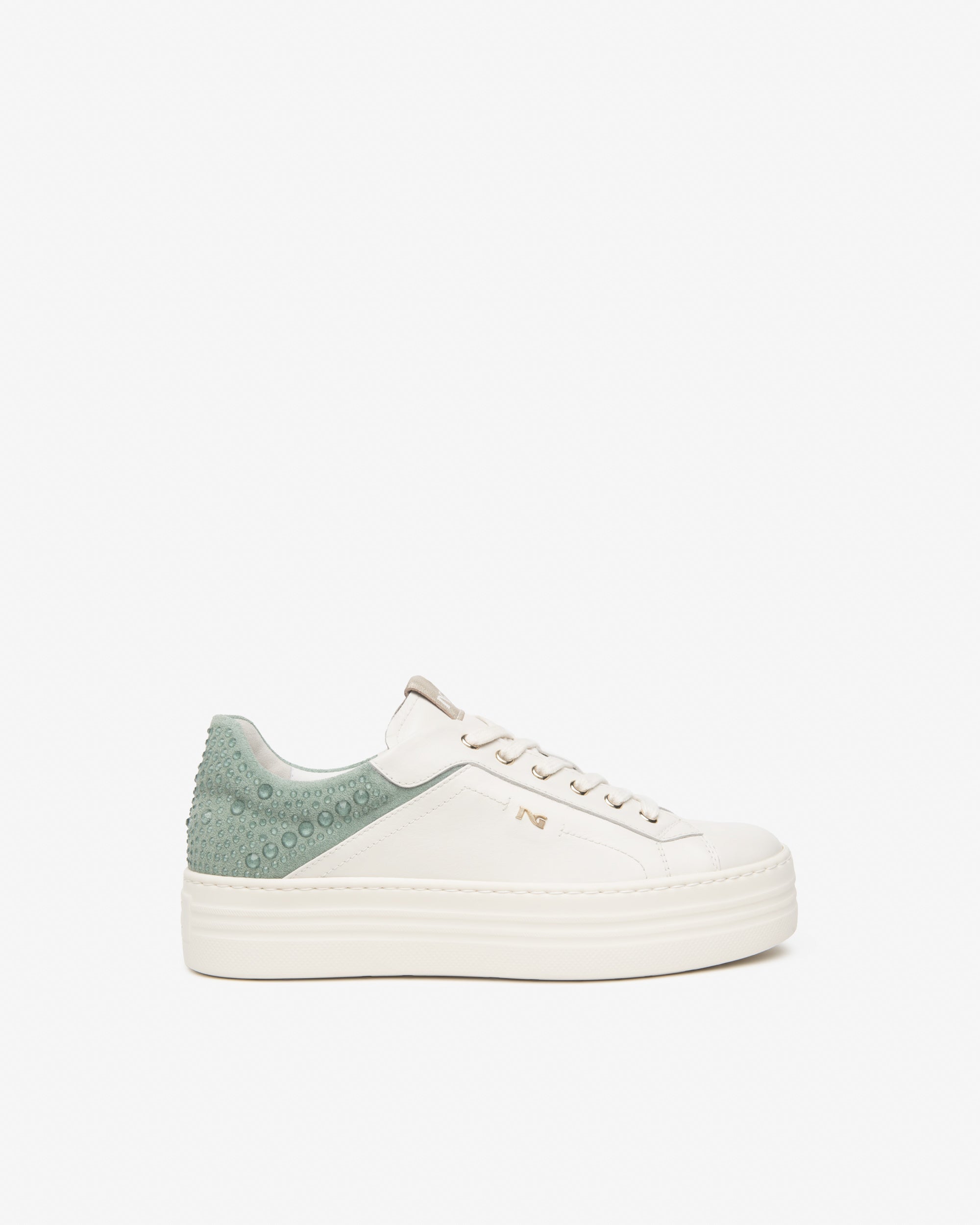 Damen-Sneaker aus Leder und Wildleder