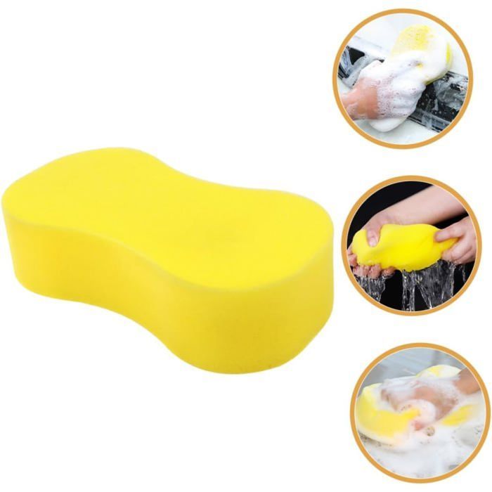 6pcs éponge de lavage de voiture, éponge de récurage, éponge de nettoyage de roues, éponge de lavage de voiture