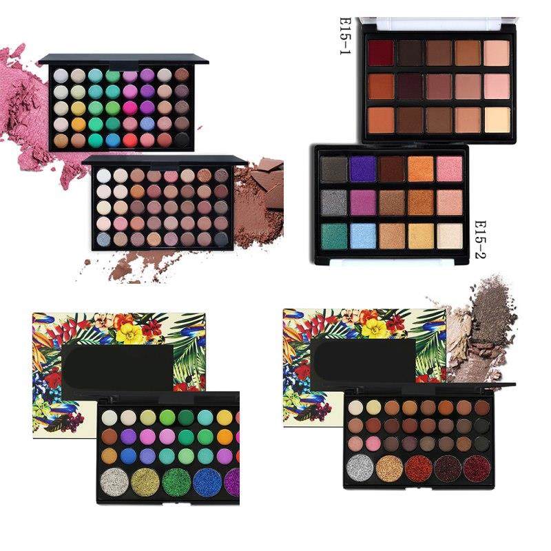 Palette de fards à paupières 6 styles, maquillage longue tenue, fini mat pailleté, effet nacré, pinceau de maquillage