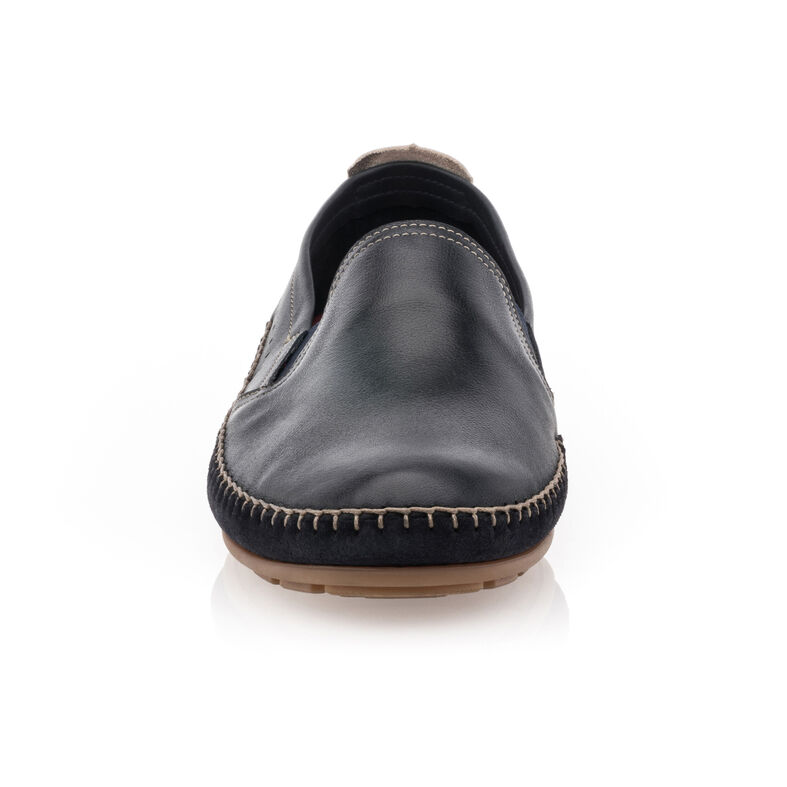 Mocasines/zapatos náuticos azules para hombre
