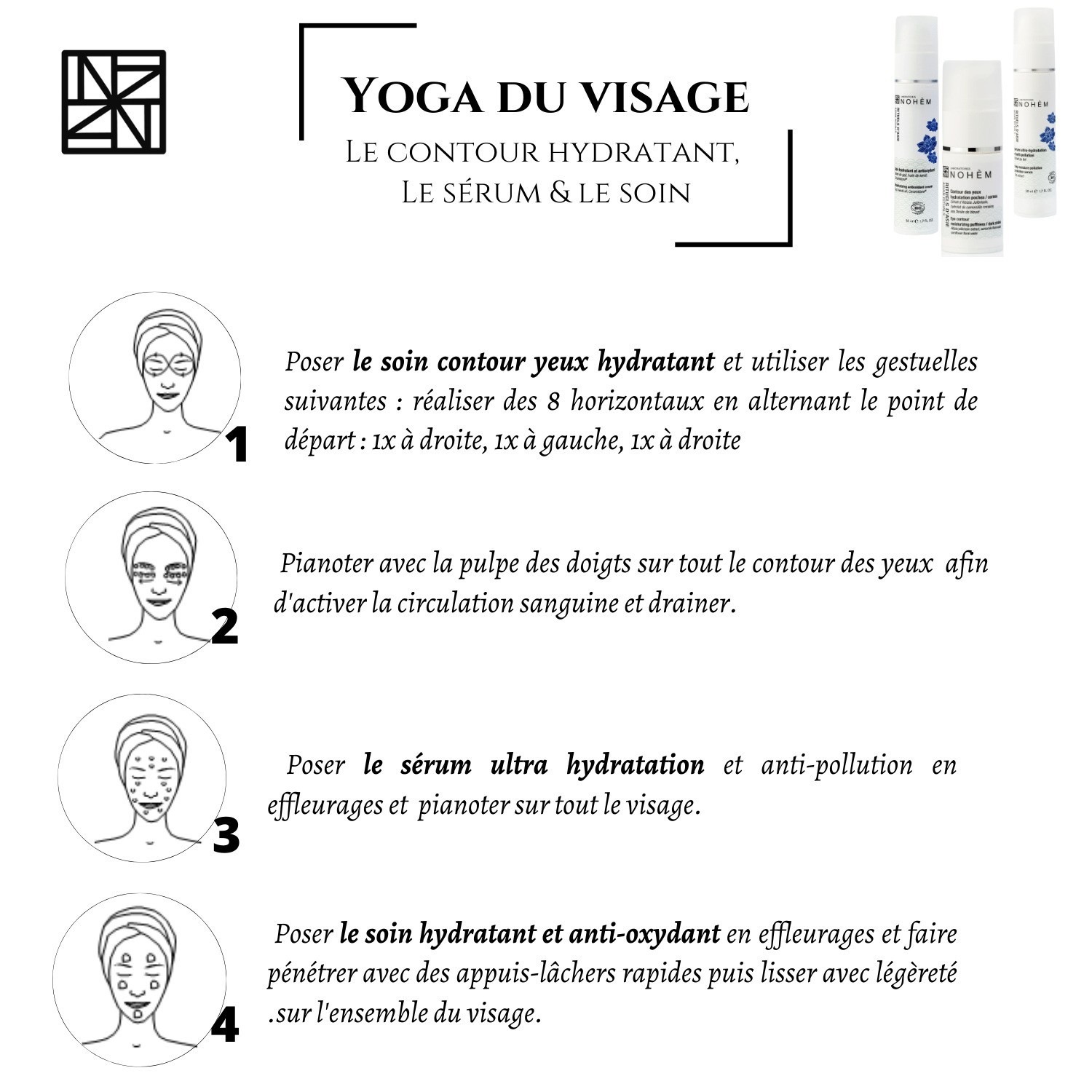 Nohèm contour des yeux hydratant anti-cernes anti-poches