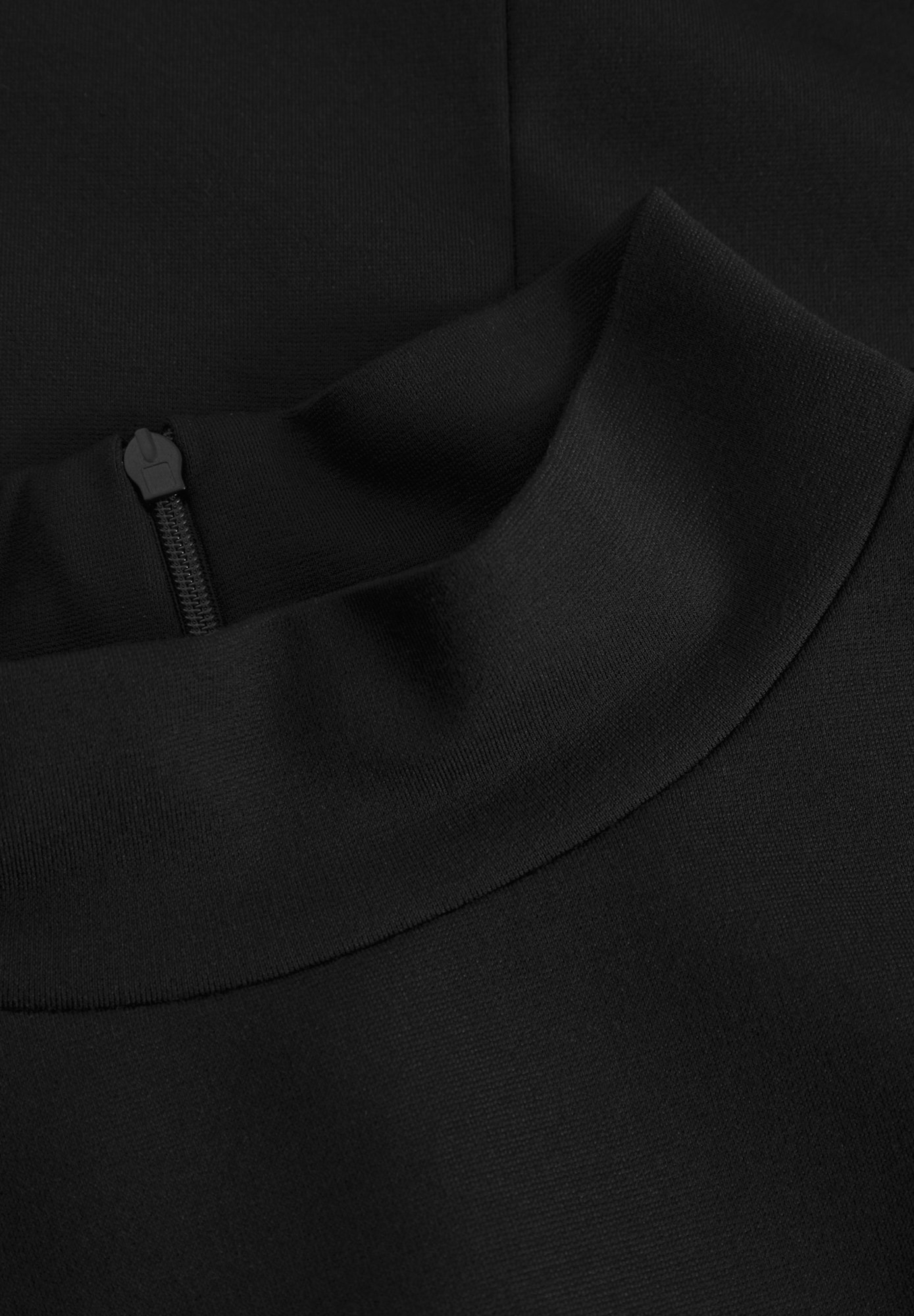 Jascha Stockholm PUNTA MOCK NECK - Maglia a maniche lunghe - nera