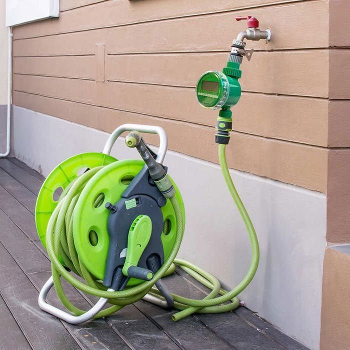 Minuteur d'eau électronique à Piles, 1 Sortie, Programmateur Arrosage Automatique pour Système d'irrigation de Jardin