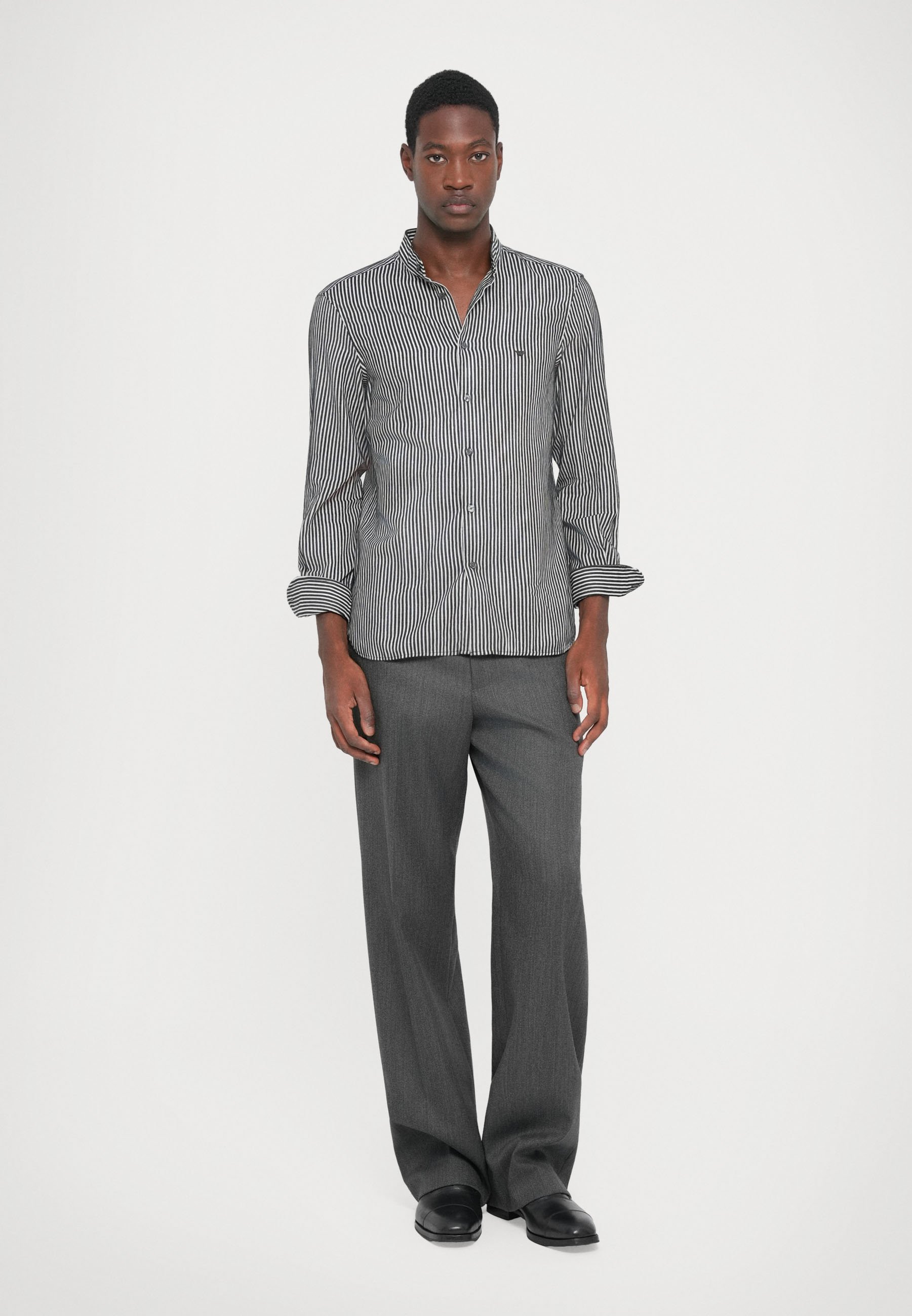 Koszula Emporio Armani - Koszula - granatowy/ecru