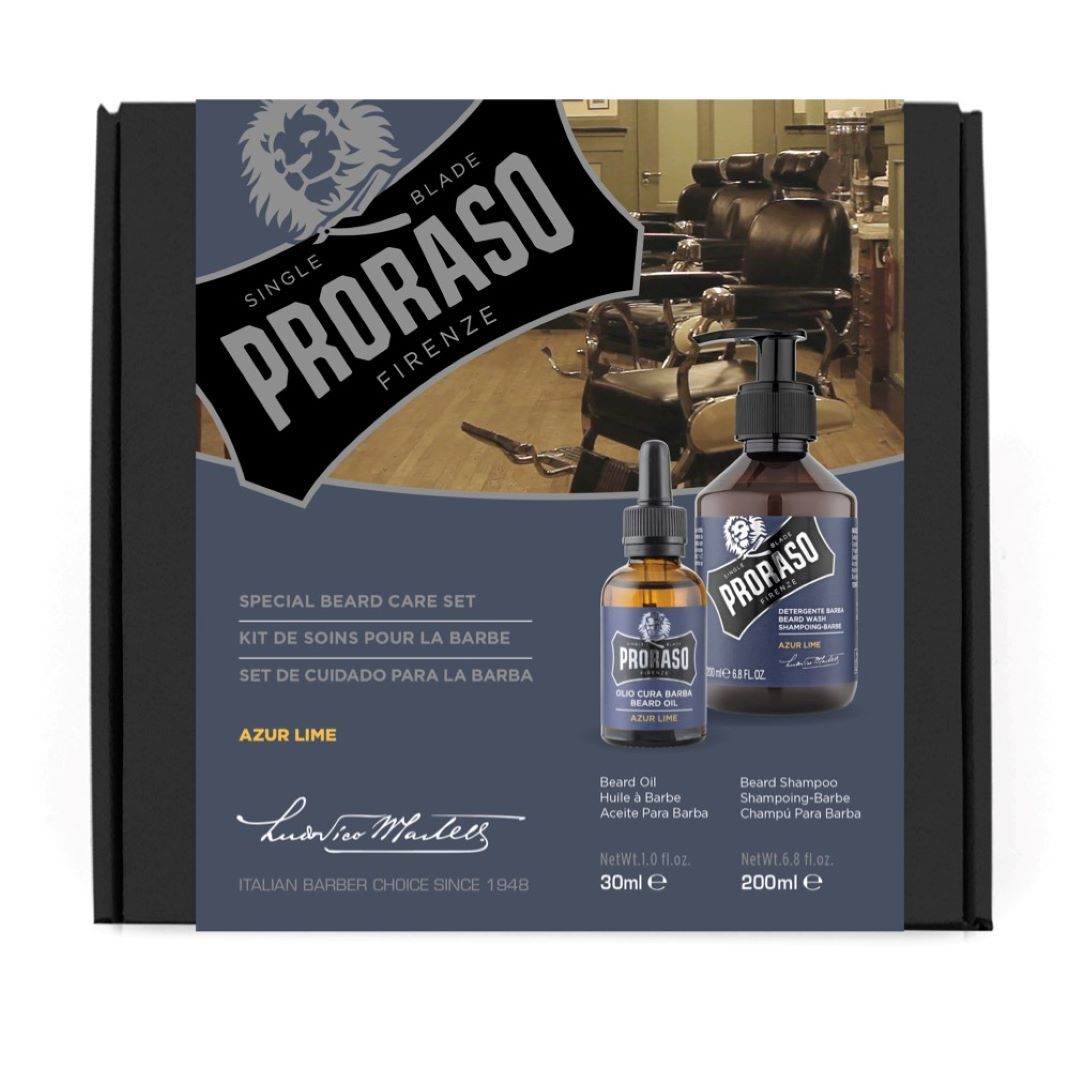 Proraso Duo Pack Beard Azur Lime