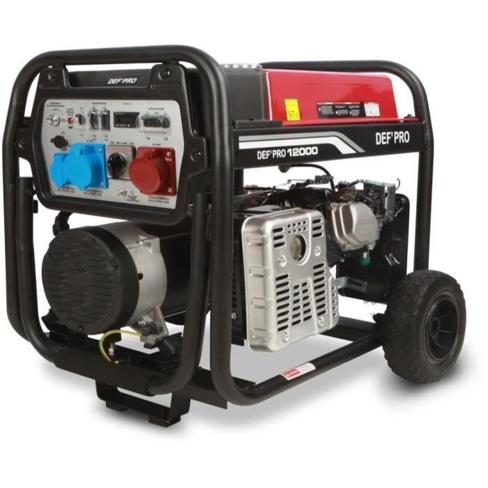 DEFPRO Petrol Generator - 8500 W - Three-phase dual voltage