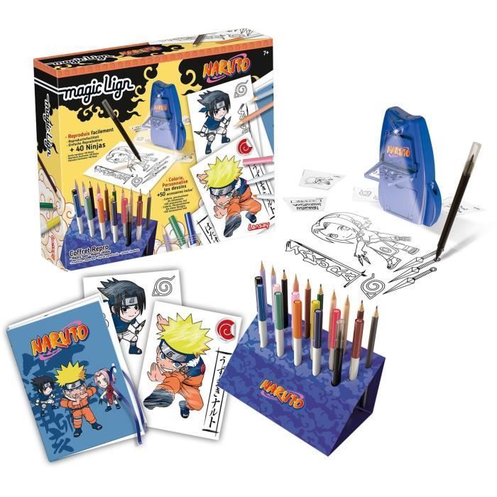 Magic Line - LANSAY - Naruto Reproduction Box Set - 100 illustrations - Ages 7+