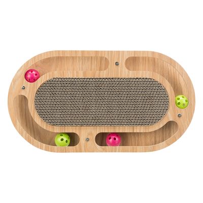 Trixie-raapima-alusta puukehyksillä, soikea