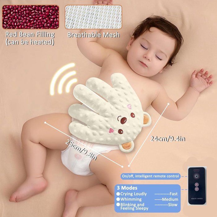 Ayuda para dormir - Palma relajante para bebés - Hamaca para bebés - Ayuda para dormir para bebés y niños - Automática -