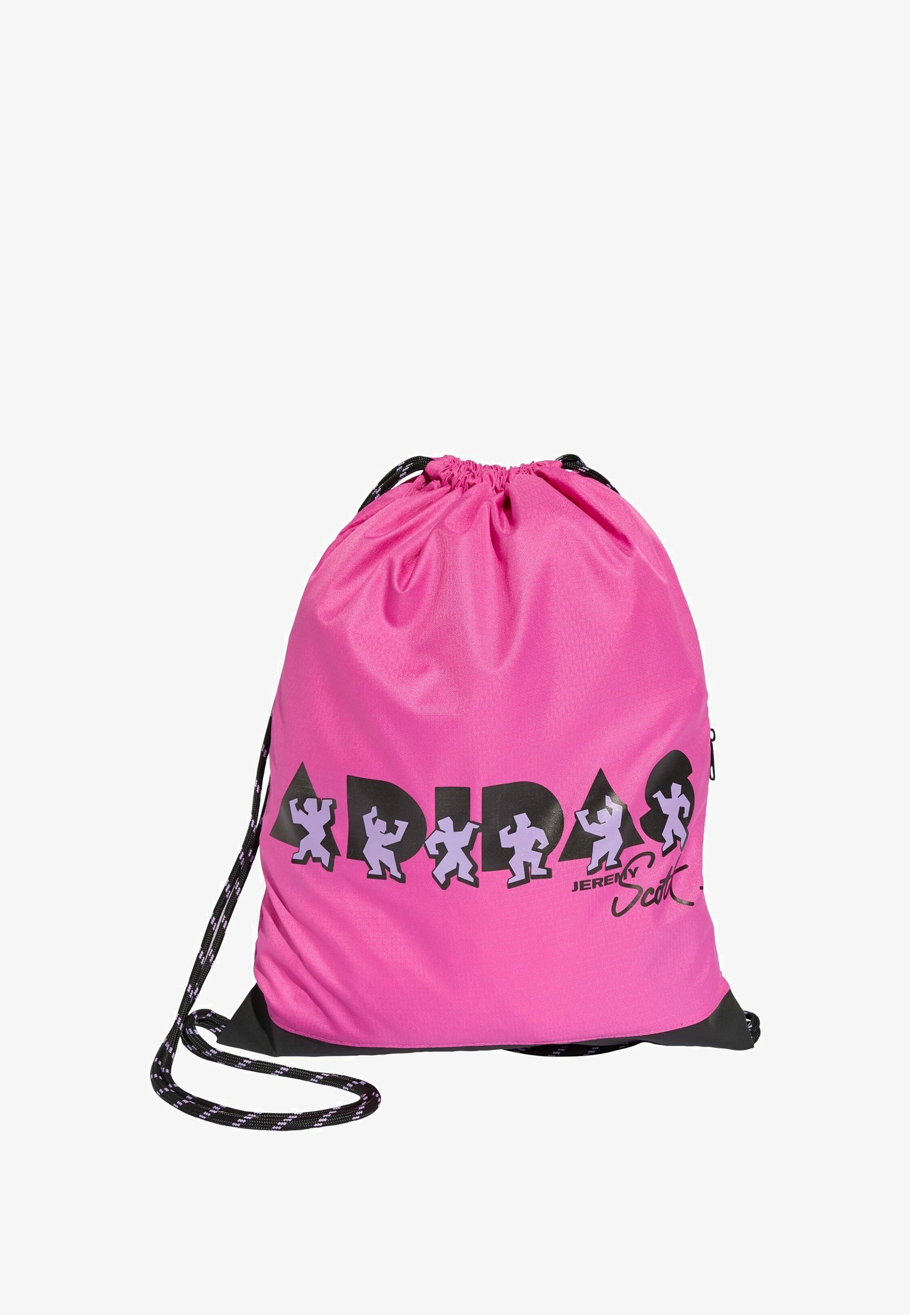 adidas Sportswear sporttas met trekkoord - helder fuchsia/zwart