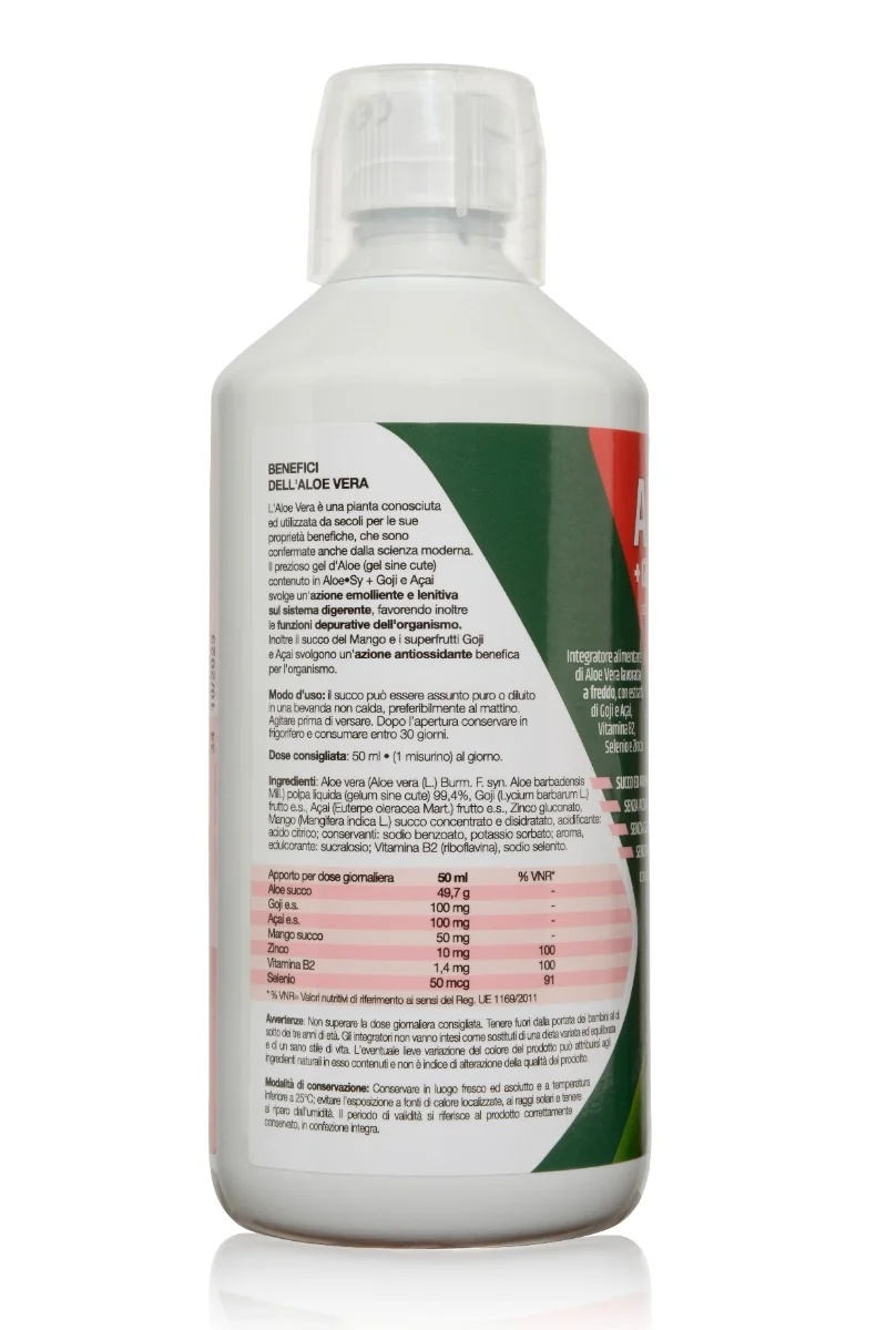 SYRIO Aloe Sy Goji Acai 1 l Fonction digestive et régularité intestinale