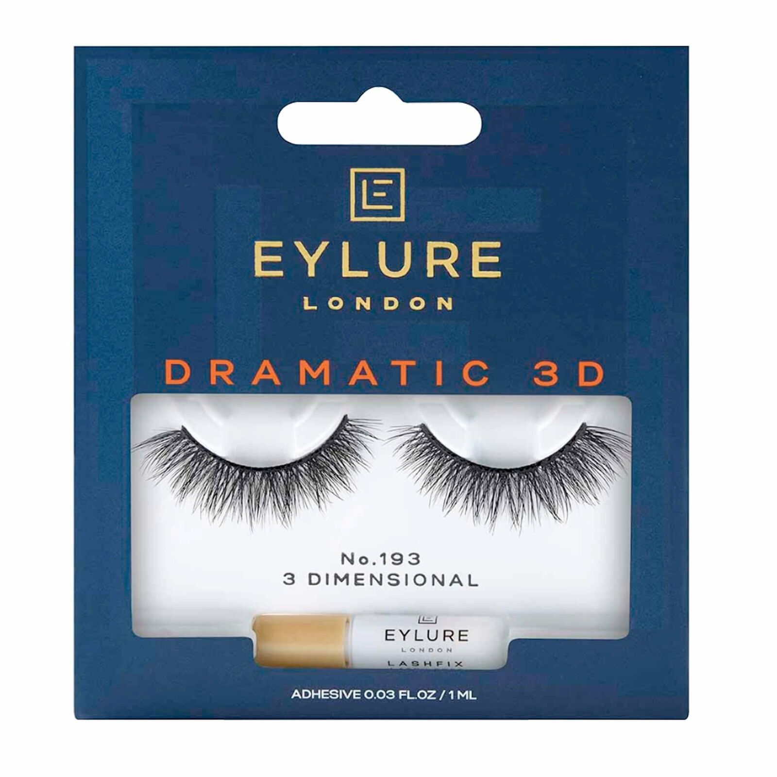 Dramatické 3D umelé mihalnice č. 193 Umelé mihalnice