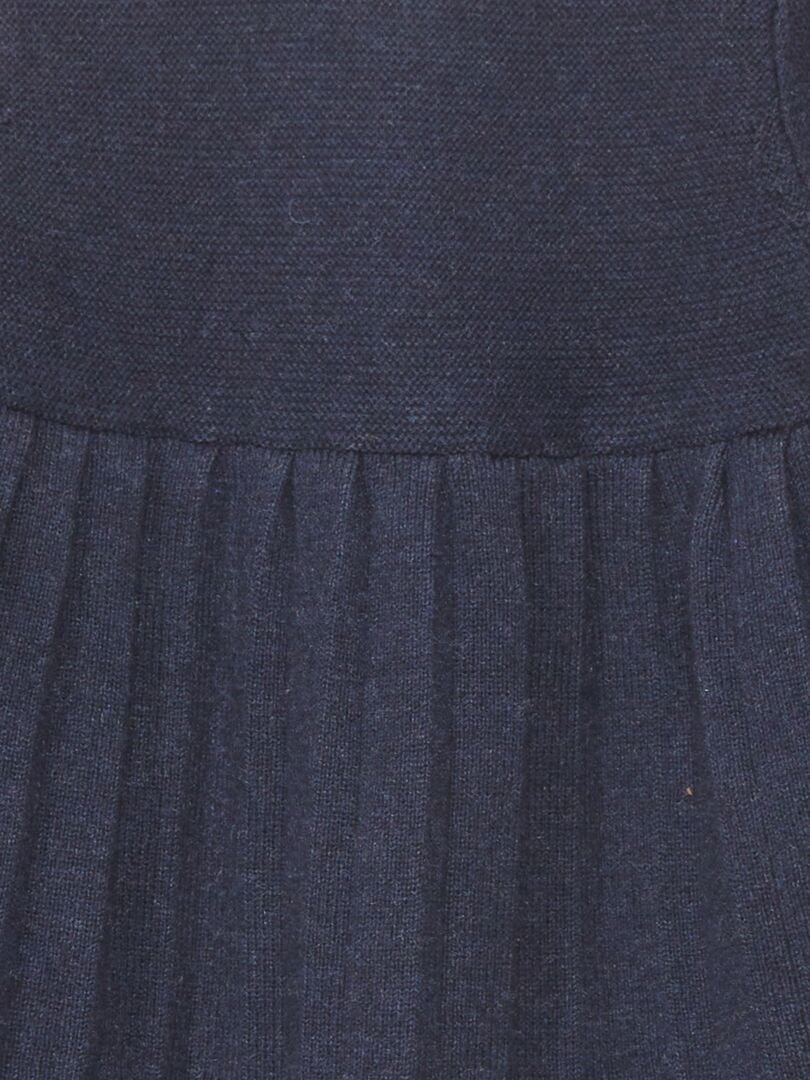Vestido de tricô - AZUL
